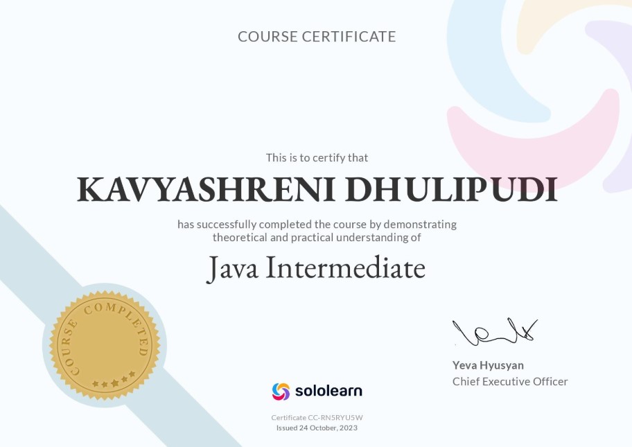 Certificate 2